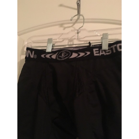 Easton Boys Black Boxer Brief Compression Shorts Elastic Waist Size Large - Picture 3 of 6